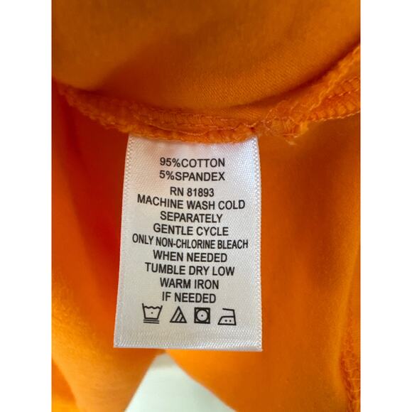 D&Co. Denim & Company Extra Large Tangerine Orange Tank Top. - Picture 4 of 4